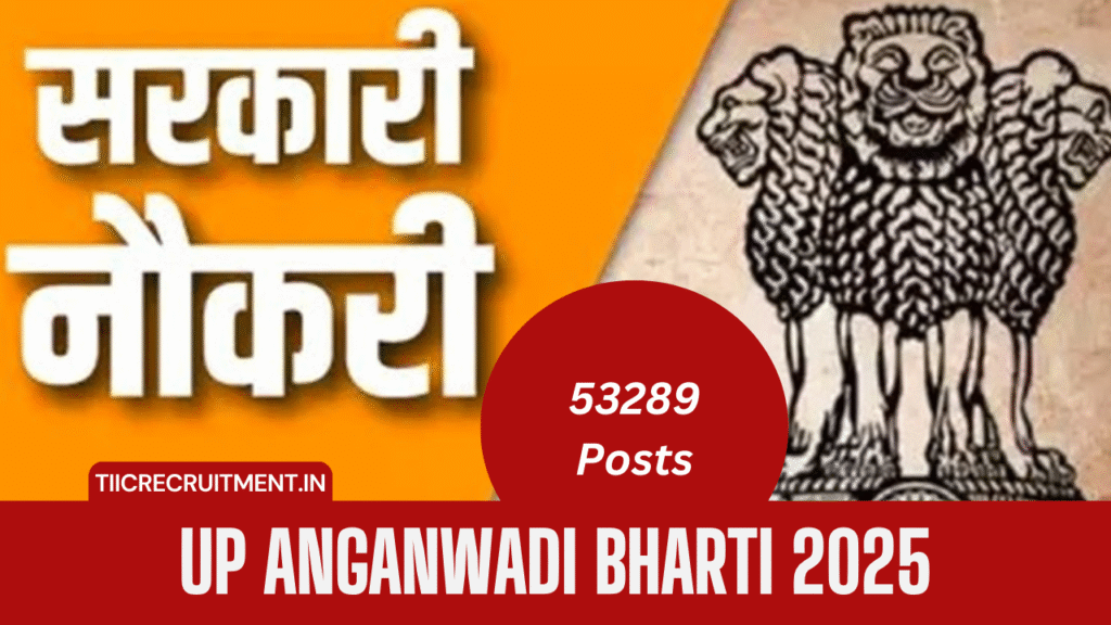 UP Anganwadi Bharti 2025 Online Application Started