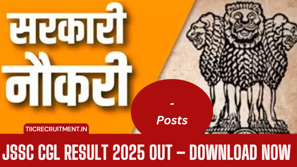JSSC CGL Result 2025